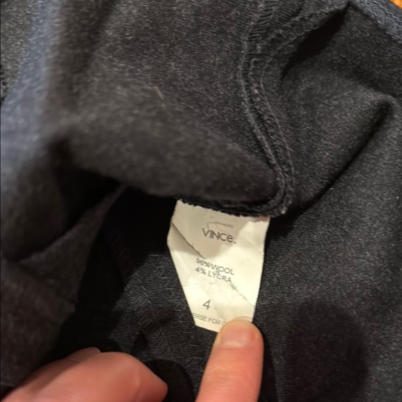 Vince dark gray wool Women's Skirt, size 4 - Picture 3 of 5